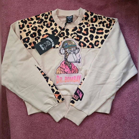 Death Row Records - Dr. Bombay Monkey Tan Sweater - SM - Picture 1 of 3